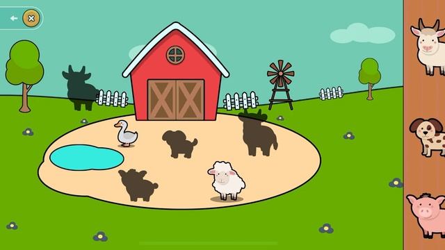 Развивающая игра для детей. Размещение игрушек на своих местах смотреть онлайн
