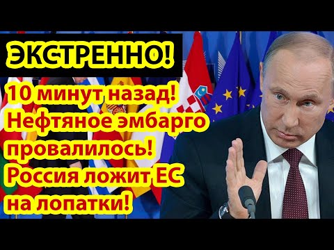 10 минут назад! Нефтяное эмбарго провалилось! Россия ложит ЕС на лопатки.mp4 смотреть онлайн