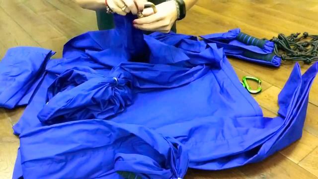 Как собрать гамак для йоги. Аэройога. смотреть онлайн