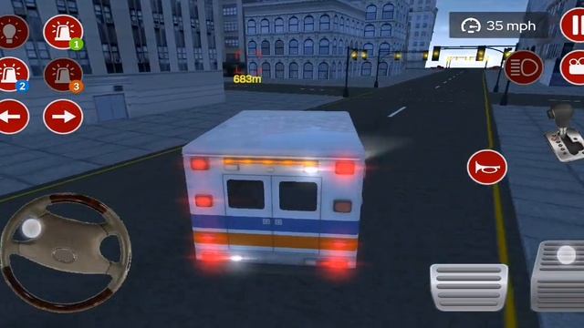 Ambulance driver sim | NYC emergency rescue team in USA - Android gameplay смотреть онлайн