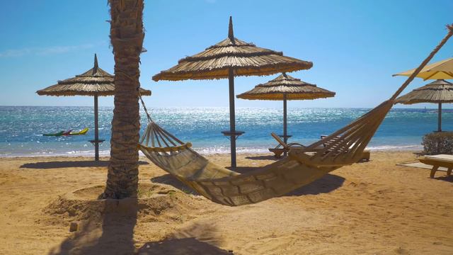 Sunny Beach Of Egypt - 2 HRS Relaxing Atmosphere Of Sea Waves To Create Vacation