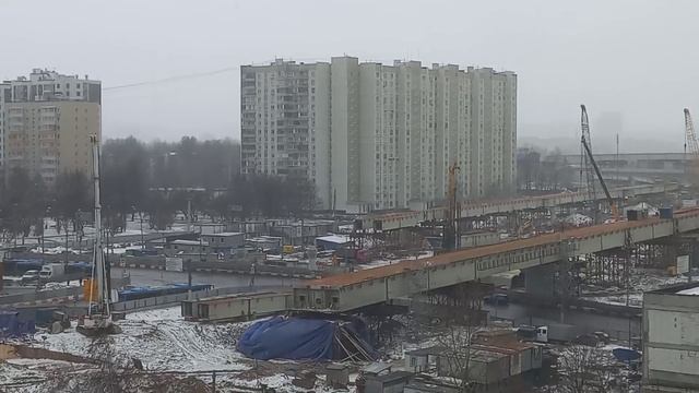 27 марта 2022г. Юго-Восточная Хорда. Южная Рокада. ЮВХ. Кантемировская улица Пролетарский проспект. смотреть онлайн