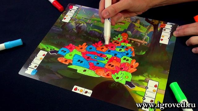 Цветные сражения. Обзор настольной игры от Игроведа смотреть онлайн