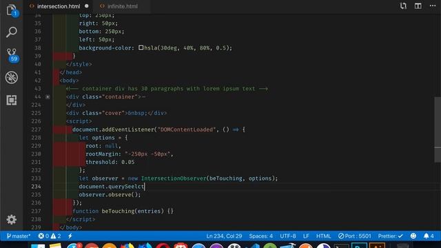 IntersectionObserver API смотреть онлайн