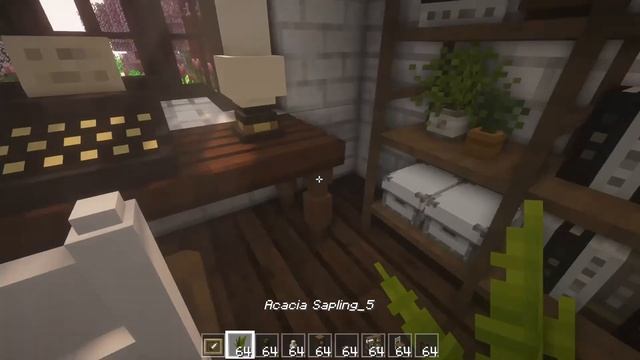 Cherry Blossom Cottage | Modded CIT Minecraft | Speed-Build смотреть онлайн