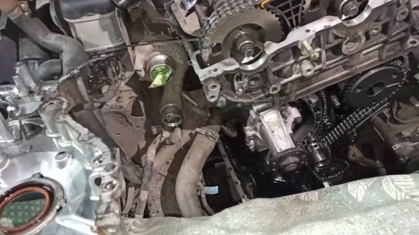 ГРМ-D20DT обслуживание ,замена успокоителей SsangYong Actyon SportS