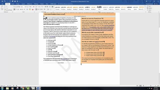ADMS 140 Word 2016 GP 8-3 смотреть онлайн