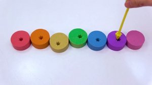 Интересное видео о том, как сделать радужный шприц из кинетического песка для резки ASMR