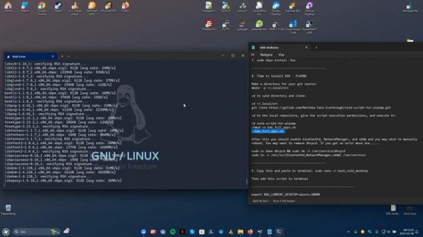 Void linux - How to setup KDE plasma via Windows 11 - WSL - 2024 YouTube