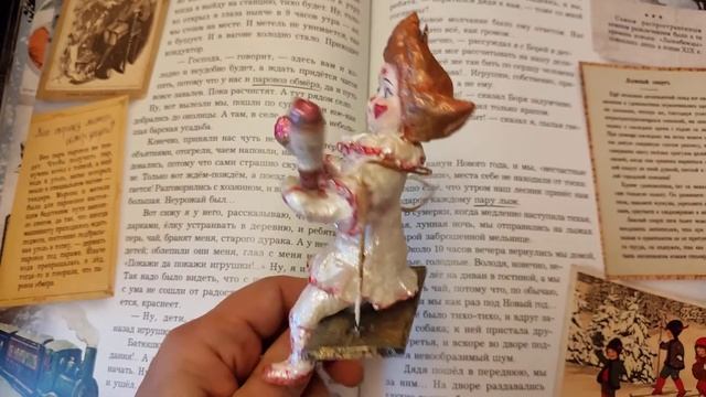Ёлочная игрушка из ваты Жонглёр смотреть онлайн