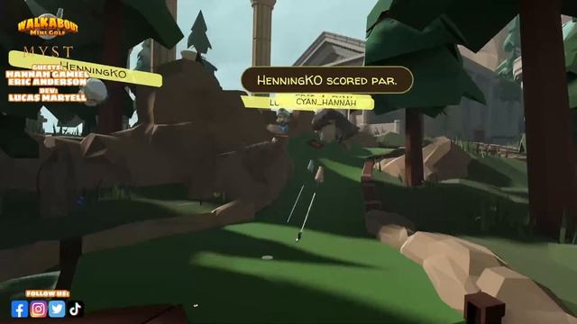 Walkabout Mini Golf: Myst Playthrough LIVE смотреть онлайн