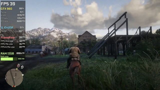 GTX 960 | Red Dead Redemption 2 - 1080p, FSR 2.0 - Low, High Textures смотреть онлайн
