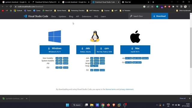 Installing PyCharm and VS Code for Python | Python IDE Insatllation смотреть онлайн