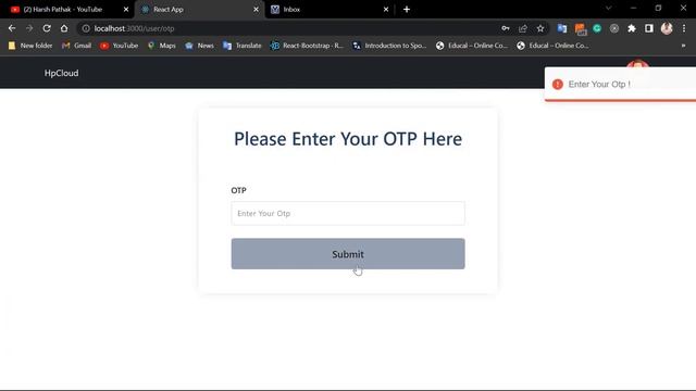 Introduction To Login With Otp in mern stack || mern projects || react node mongodb #mern #react смотреть онлайн