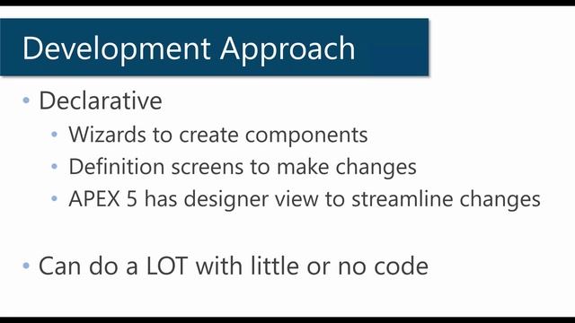 Get Started with Oracle APEX - Development Approach смотреть онлайн