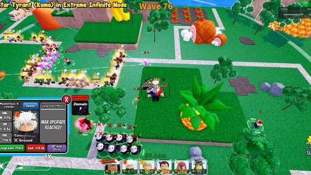 6 Star Tyrant (Kuma) in Extreme Infinite Mode (Wave80+) | All Star Tower Defense ROBLOX смотреть онлайн