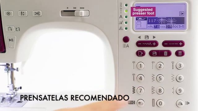NECCHI TUTORIAL SERIE NC - Seleccionar puntada NC-204D смотреть онлайн