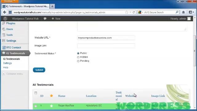 WP 3x Tutorial 30 How to Create A Testimonial in WordPress смотреть онлайн