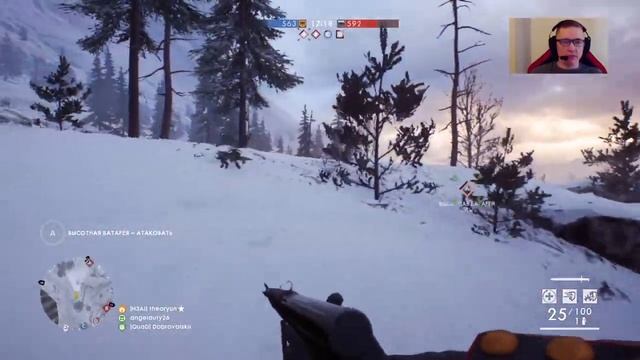Топ стрим PS4 Battlefield 1 Во имя Царя сквозь снег и кровь!!! смотреть онлайн