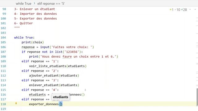 Exercice Fichiers (CSV-JSON-PICKLE) - Partie 4 sur 4 смотреть онлайн
