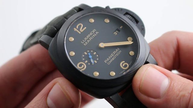 Panerai Luminor 1950 3 Days Automatic Carbotech PAM 661 Watch Review