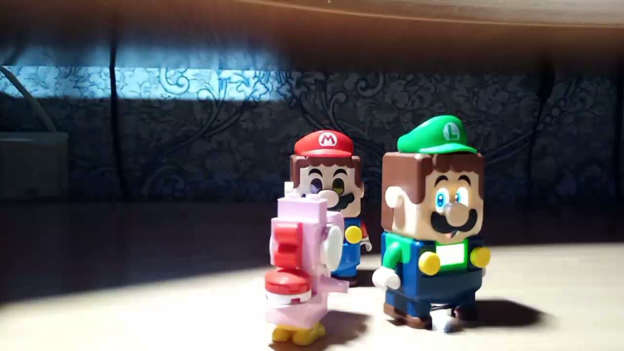 Scary Lego Super Mario! Cursed Mario Part 2 (Bad end for Luigi) #scream !!! смотреть онлайн