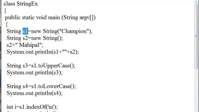 Java Language Tutorial 5 Package String and String Buffer смотреть онлайн