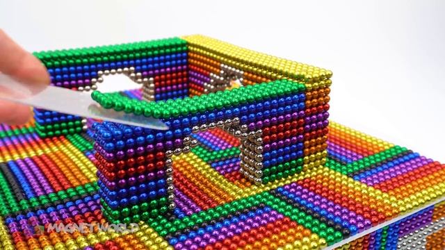 How To Build Beautiful Eel Pond From Magnetic Balls (Satisfying) | Magnet World Series смотреть онлайн