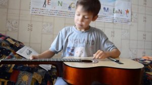 Уроки игры на гитаре - Пассаж на 3 струне №1