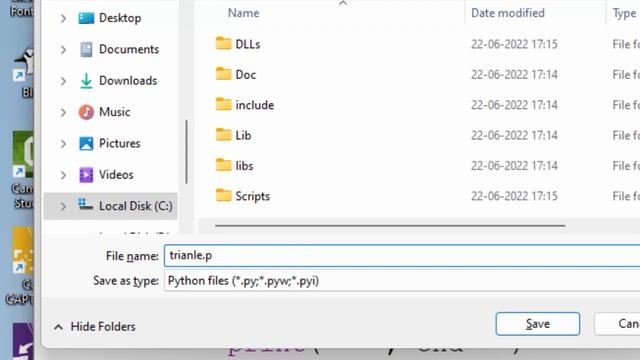 Triangle Pattern in Python@COMPUTEREXCELSOLUTION смотреть онлайн