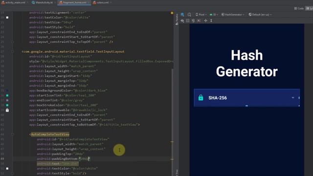 Hash Generator App #2 | Navigation Component and Home Fragment Layout смотреть онлайн