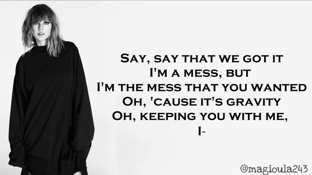Taylor Swift - Dancing With Our Hands Tied (Lyrics) смотреть онлайн