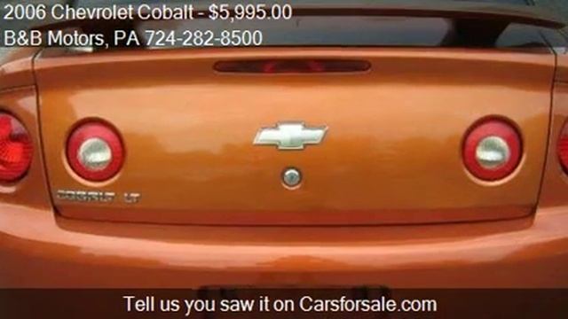 2006 Chevrolet Cobalt for sale in Butler, PA 16001 at the Ba смотреть онлайн