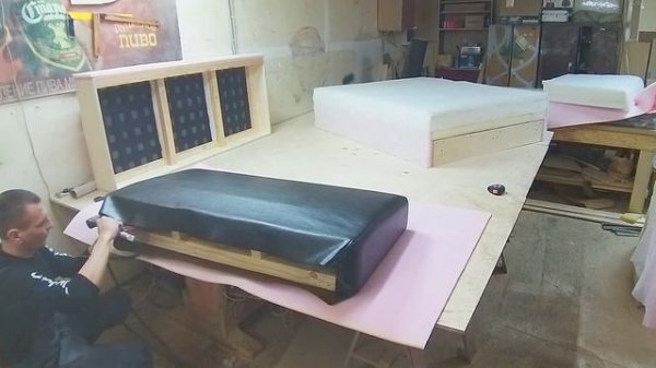 Угловой диван.2 часть | DIY|Corner sofa|Как сделать диван