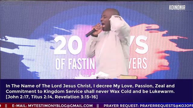 Koinonia (Arena of Possibilities) || 20 DAYS OF FASTING AND PRAYERS смотреть онлайн