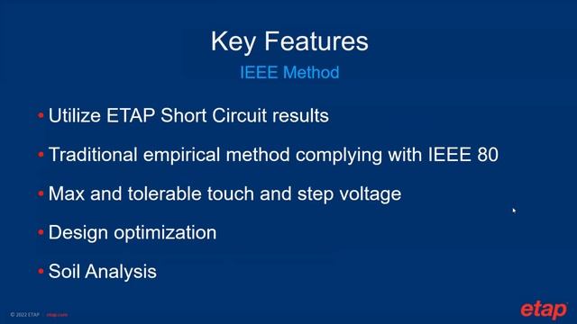 How to perform Short Circuit and Ground Grid Analysis with ETAP software - A Solution Presentation смотреть онлайн