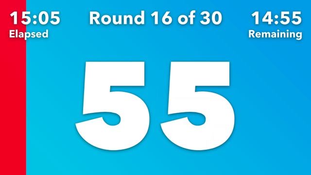 60 Second Interval Timer • 30 Minute Duration смотреть онлайн