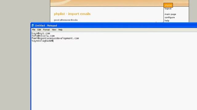 Importing Contacts Into Mailing List (Phplist Manager) смотреть онлайн