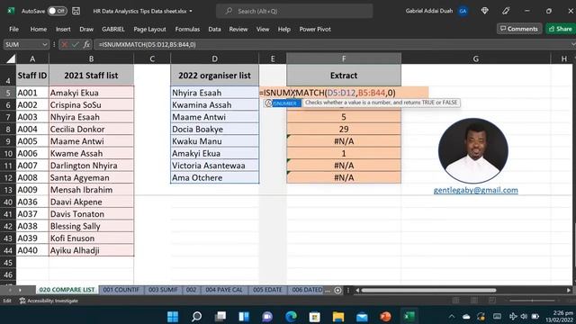 How to Compare Two lists / Columns in Excel using XMATCH | Microsoft 365 смотреть онлайн