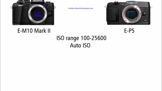 OLYMPUS OM-D E-M10 Mark II vs OLYMPUS PEN E-P5 смотреть онлайн