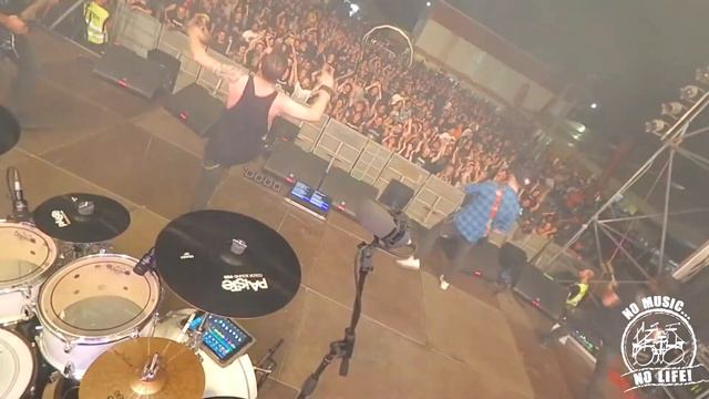 Javi Zenobia - Drum Cam "Una De Piratas" (Milagre Metaleiro, Portugal) смотреть онлайн