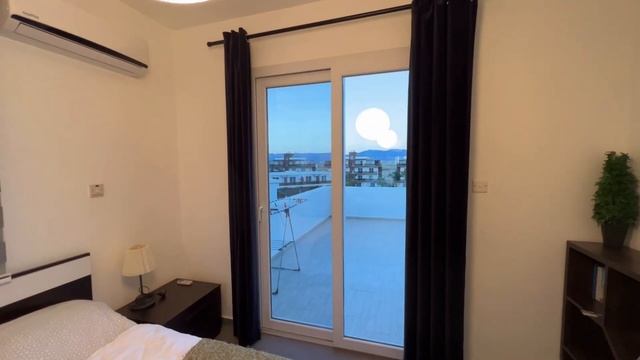 Апартамент с террасой на крыше в Royal Sun, Искеле, Северный Кипр смотреть онлайн