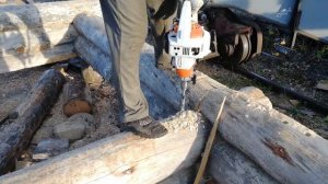 Как разобрать сруб для перевозки