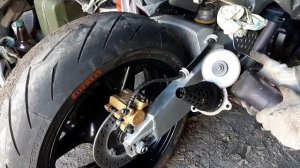 Прямоточный выхлоп TWO BROTHERS с али экспресс на Honda cbr929rr.