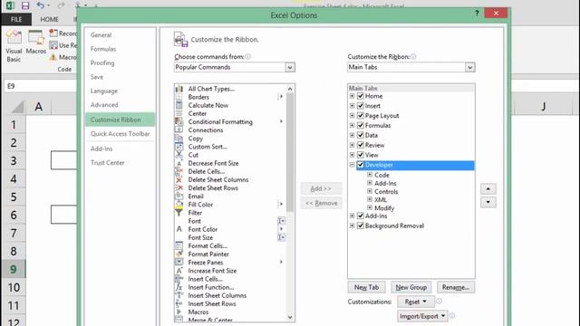 Activate Developer Tab in 2007-2016 in Excel in Hindi смотреть онлайн