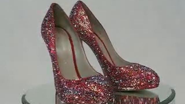 Sergio Rossi Crystal Shoes in Red смотреть онлайн