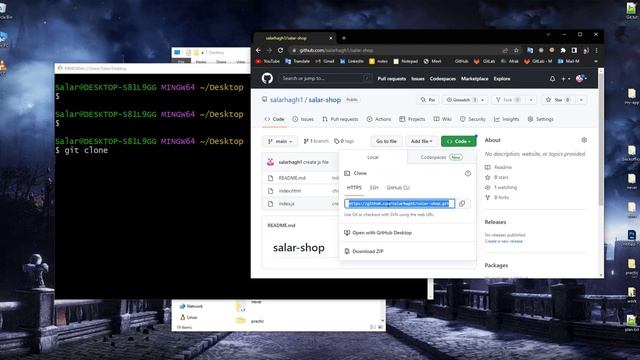 قسمت نهم - گیت کلون - (Git) آموزش گیت смотреть онлайн
