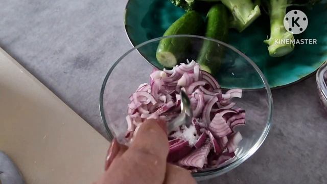 Пигоди . Салат с брокколи. Еда в пост . смотреть онлайн