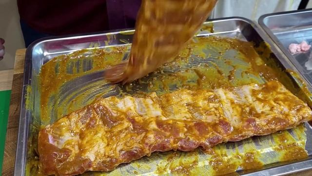 По волнам отличного вкуса! Свиные ребрышки на мангале! смотреть онлайн