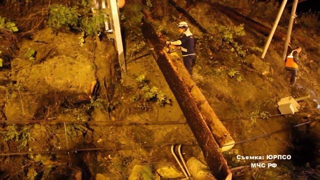 Сход селя на жд пути в Лазаревском районе Сочи смотреть онлайн